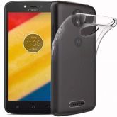 Case de Silicone Transparente Moto C Plus