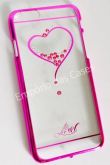 Case Luxuosa Strass Rosa Mod.6 iphone 6/6s