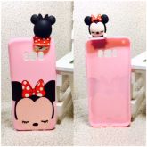 Case 3D Minnie Rosa Agarradinho Galaxy S8