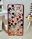 Case Mickey Carinhas Luxo Rose Galaxy J5 Prime