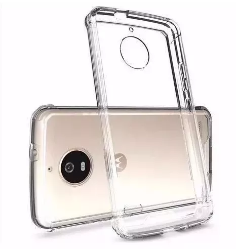 Case de Silicone Transparente Moto G5s Plus