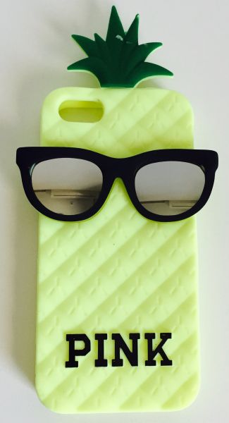 Case Abacaxi Pink Amarelo Neon iphone 5/5s/SE