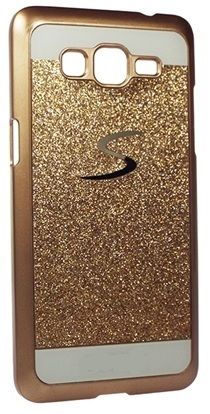 Case Luxo Brilho Dourado Galaxy Gran Prime