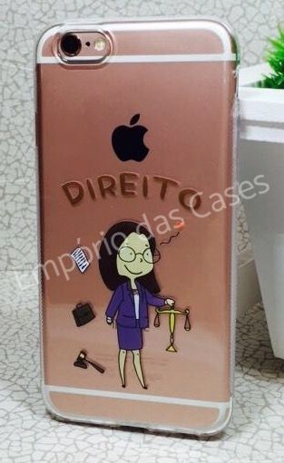 Case de Silicone Profissão Direito iphone 6 plus/6s plus