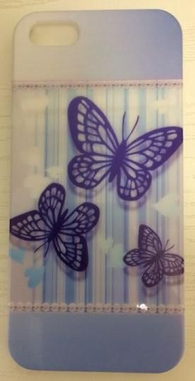 Case Borboleta Azul iPhone 5/5s/SE