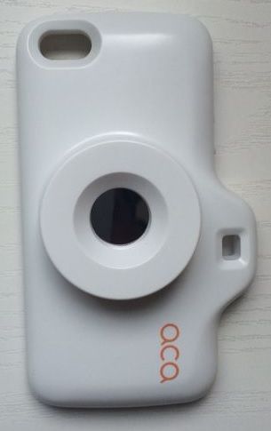 Case Câmera Fotografica ACA Branca iPhone 5/5s/SE