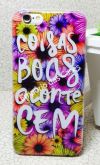 Case de Silicone Coisas Boas Acontecem iphone 6/6s