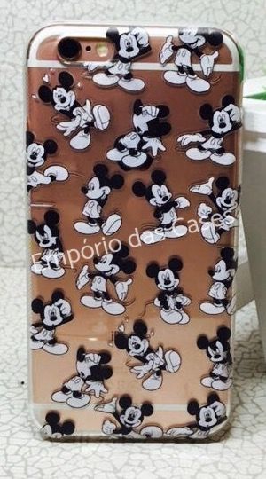 Case de Silicone Mickey Expressões iphone 6/6s