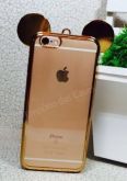 Case Orelha Minnie Luxo Dourado iPhone 6 Plus /6s Plus