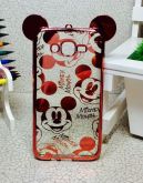 Case Luxo Mickey Face Orelha Rose Galaxy J7 J700