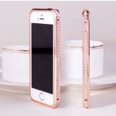 Case Bumper Strass Rose iPhone 5/5s/SE