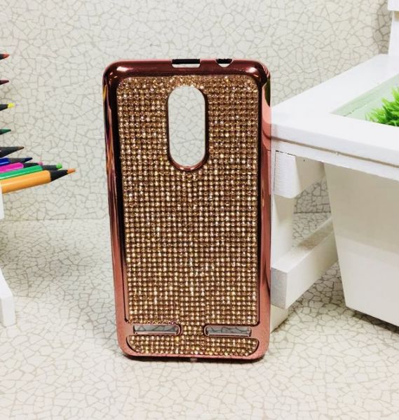 Case Glamour Strass Rose Lenovo K6