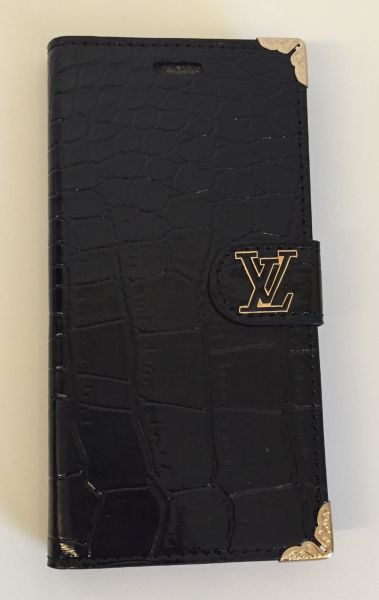 Case Carteira Preta Luxo iPhone 6
