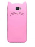 Case 3D Gatinho rosa Galaxy J5 Prime