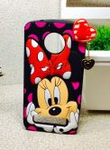 Case 3D Minnie Charme Preto Moto E4 Plus