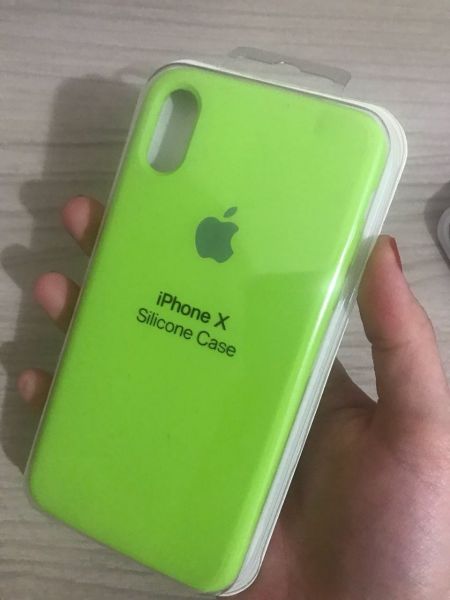 Case Apple Verde-limão iphone X