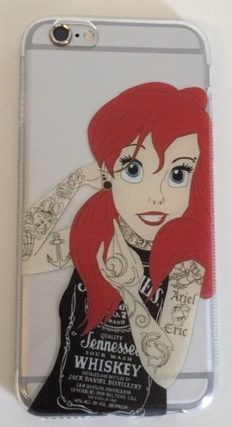 Case de Silicone Ariel Tatuada 5c