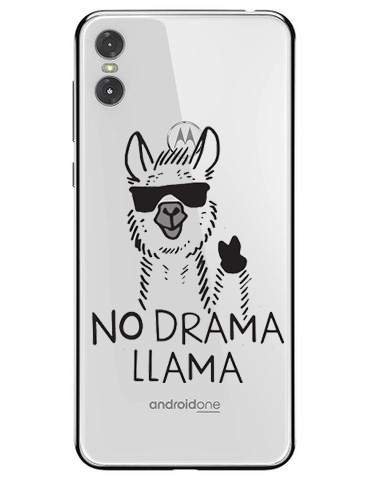 Case Capa No Drama Llama Moto One