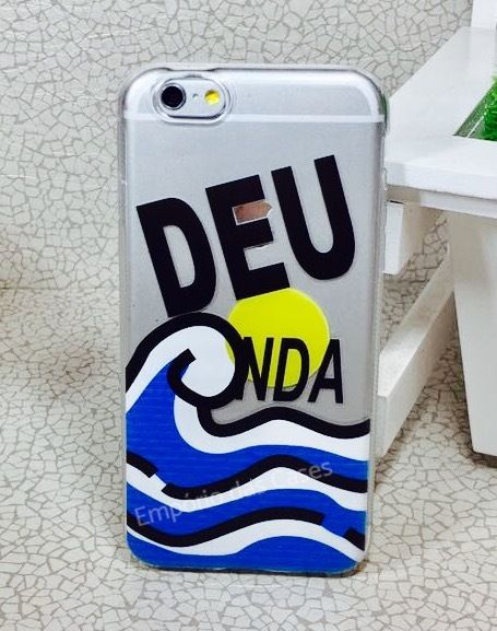 Case de Silicone Deu Onda iphone 6/6s