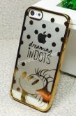 Case Luxo Minnie Dourado iPhone 5/5s/SE