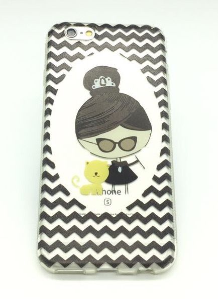 Case de Silicone Menina Princesa iPhone 6/6s
