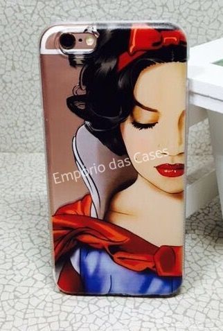 Case de Silicone Branca de Neve New iphone 7 plus