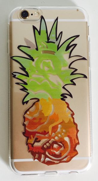 Case de Silicone Abacaxi iphone 6