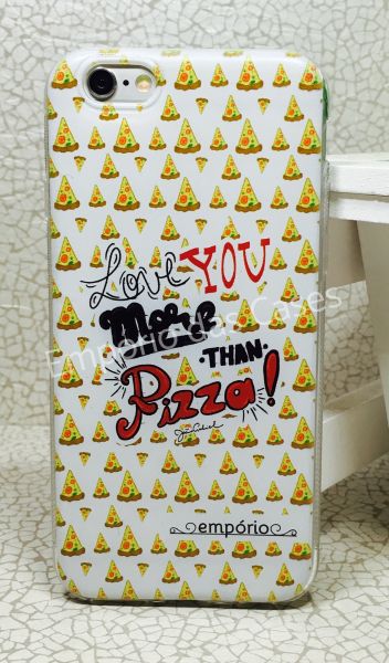 Case Exclusiva Empório - Love more pizza iphone 6 plus/6s plus