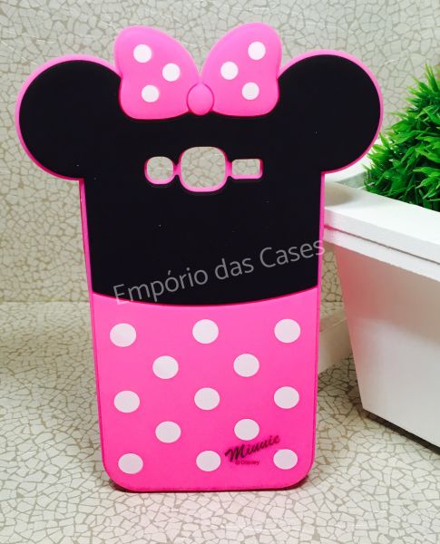 Case 3D Minnie Orelha Galaxy J7