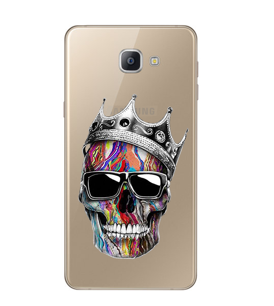 Case de Silicone Caveira Galaxy A9