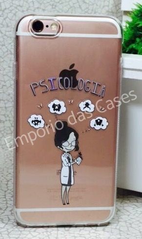 Case de Silicone Profissão Psicologia iphone 6/6s