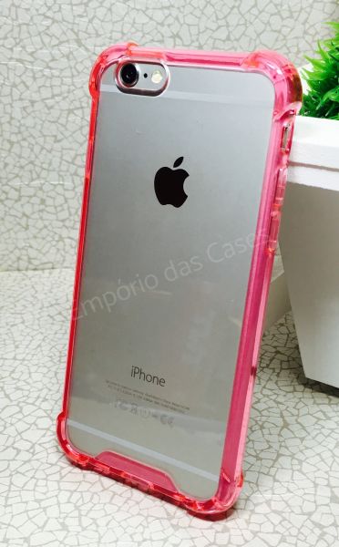 Case Anti Impacto Rosa iPhone 6 Plus/6s Plus