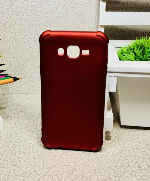 Case 360 de Silicone Vermelho Galaxy J7 J700