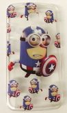 Case de ️️Silicone Minions Capitao America Moto G 2