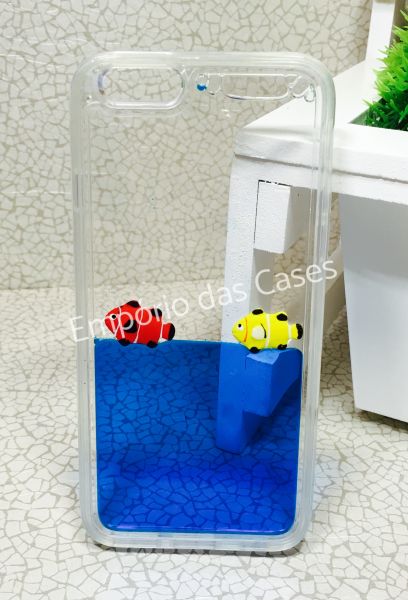 Case Aquário Peixinho Azul iPhone 5/5s/SE
