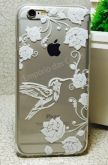 Case de Silicone Arte Beija-flor iphone 6/6s