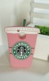 Case 3D Starbucks Copo Rosa Moto g5/ G5 play