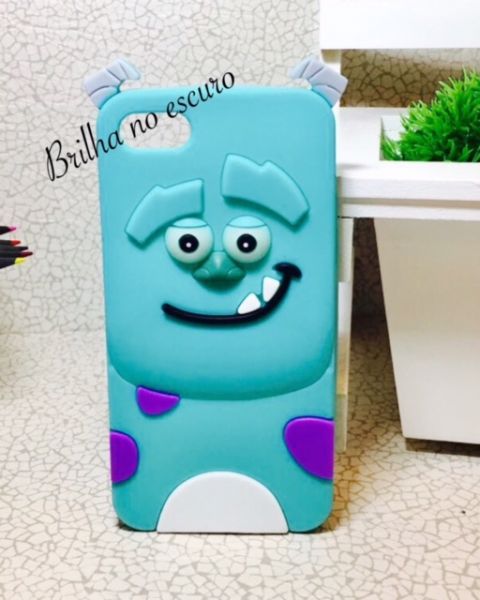 Case 3D Sulley Brilha no escuro iPhone 5/5s/SE