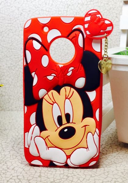 Case 3D Minnie Charme Moto G5 Plus