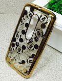 Case Luxo Mickey Dourado Moto G3