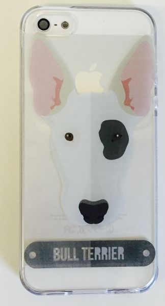 Case de Silicone Dog Bull Terrier iphone 5/5s/SE