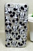 Case de Silicone Mickey Minnie Face iphone 6 Plus/6s Plus