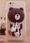 Case 3D Cabeça Urso Cony iPhone 5/5s/SE