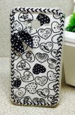 Case de Silicone Tecido Love Galaxy J3