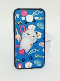 Case 3D Squishy Gatinho Azul Galaxy J5 J500