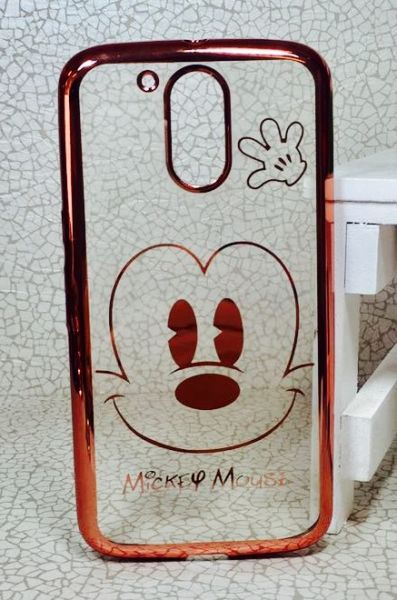 Case Luxo Mickey Rose Moto G4 / G4 Plus