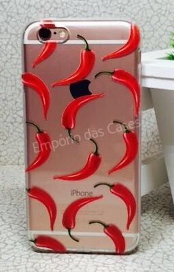 Case de Silicone Pimenta iphone 6/6s