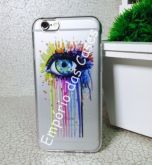 Case de silicone Olhar Sonhador iphone 5/5s/SE