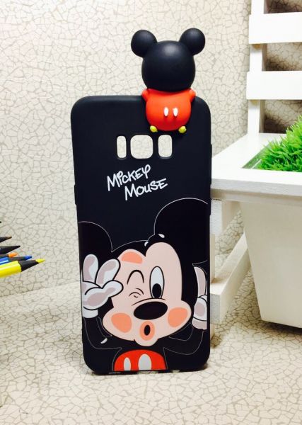 Case 3D Mickey Espelho Agarradinho Galaxy S8 Plus