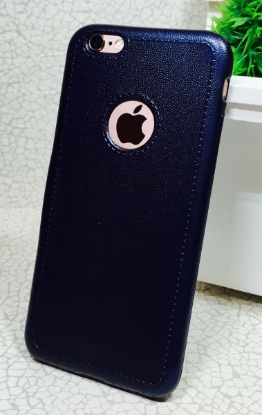 Case Flexível estilo Couro Azul Marinho iphone 6/6s